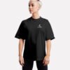 Black oversized t-shirt with small white Kat Krush logo on the chest Black oversized t-shirt with small white Kat Krush logo on the chest