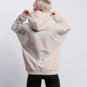 coordinates hoodie Natural Raw