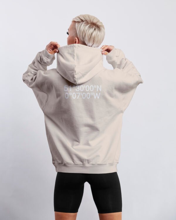 coordinates hoodie Natural Raw