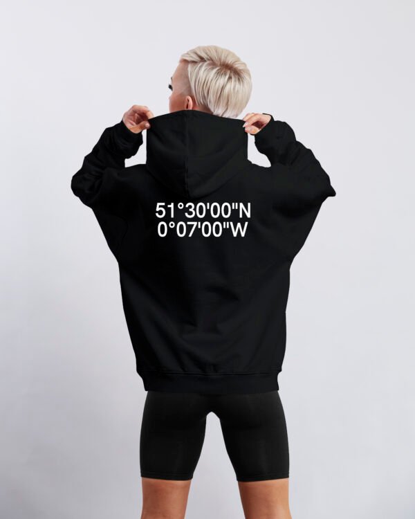 London Coordinates Hoodie - Minimal Streetwear