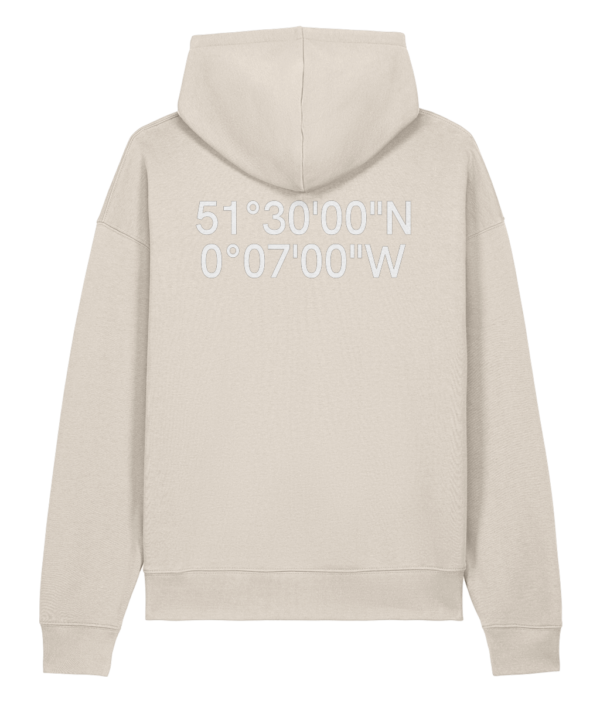 coordinates hoodie Natural Raw