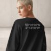 Oversized T-shirt Manchester coordinates back print black streetwear
