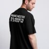 Manchester coordinates t-shirt oversized streetwear UK back print