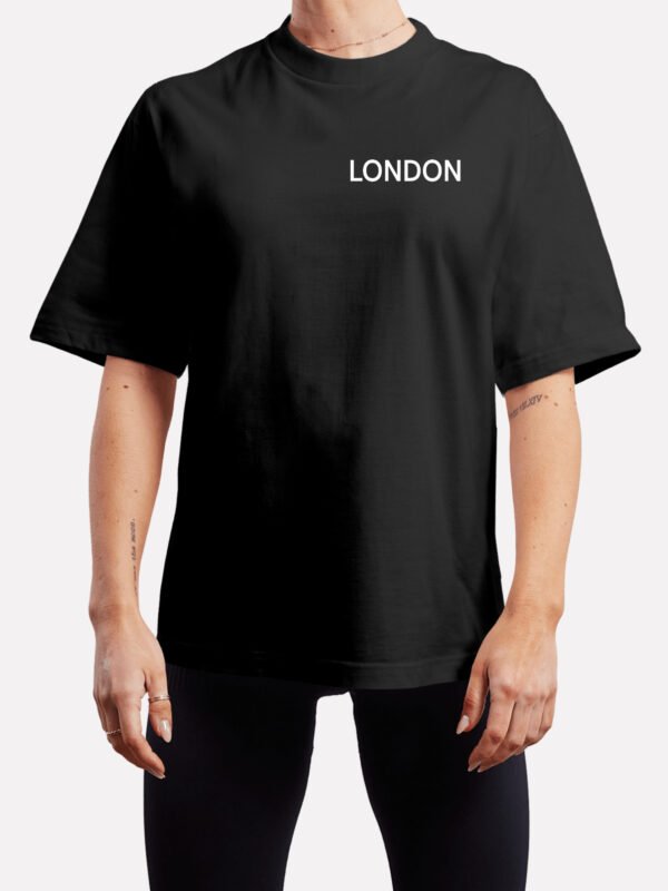 London coordinates t-shirt minimal front print UK
