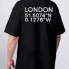 London coordinates t-shirt oversized streetwear UK back print
