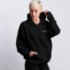 Quiet Confidence Hoodie-Minimal Streetwear