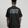 London coordinates t-shirt oversized streetwear UK back print