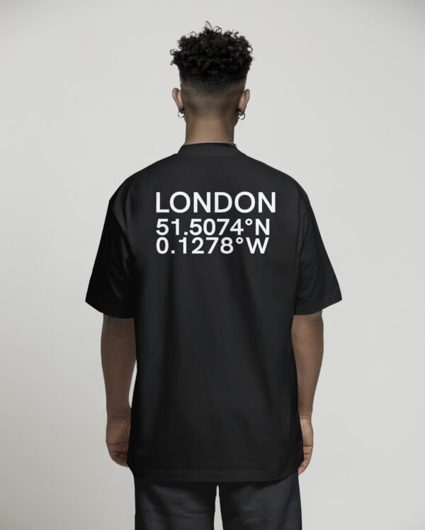 London coordinates t-shirt oversized streetwear UK back print