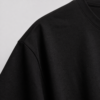 kk-Tee -Fabric-Detail Black Tee fabric detail premium cotton texture oversized fit streetwear